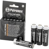 Batterie Li-Ion 18650, 3.450mAh, set da 4, Batteria