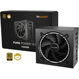be quiet! Pure Power 13 M | 1000W alimentatore per computer 20+4 pin ATX ATX Nero, Alimentatore PC Nero, 1000 W, 100 - 240 V, 1050 W, 50/60 Hz, 12 A, 6 A