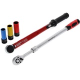 set per cambio ruote rosso, 5 pezzi, Chiave dinamometrica