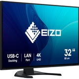 FlexScan EV3240X-BK Monitor PC 80 cm (31.5") 3840 x 2160 Pixel 4K Ultra HD LCD Nero, Monitor LED