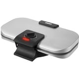 48241 piastra per waffle 2 waffle 1300 W Nero, Argento, Cialde