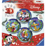 3D Puzzleball Disney Set di palline di Natale