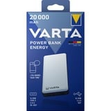 Energy 20000 Polimeri di litio (LiPo) 20000 mAh Nero, Bianco, Powerbank 