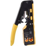 Strumento di crimpatrice multimodulare, Pass through, Pinza crimpatrice
