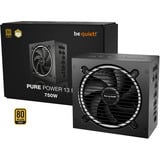 be quiet! Pure Power 13 M | 750W alimentatore per computer 20+4 pin ATX ATX Nero, Alimentatore PC Nero, 750 W, 100 - 240 V, 820 W, 50/60 Hz, 10 A, 5 A
