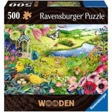 Puzzle di legno Giardino selvaggio