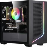 ALTERNATE Gaming-PC Window Edition • RTX 5060 • AMD Ryzen™ 5 5600 • 16 GB RAM, PC Gaming Nero/trasparente