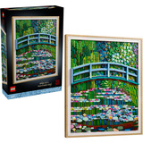 Arte Claude Monet - Ponte su uno stagno di ninfee, Giochi di costruzione