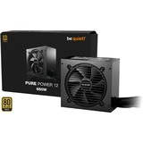 PURE POWER 12 650W alimentatore per computer 20+4 pin ATX ATX Nero, Alimentatore PC