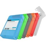 IB-AC602b-6 Custodia a sacchetto Plastica Blu, Verde, Grigio, Arancione, Rosso, Bianco, Custodia protettiva