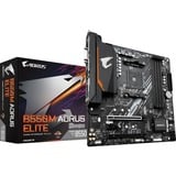 B550M AORUS ELITE Scheda madre - CPU AMD Ryzen 5000, VRM a 5+3 fasi, fino a 4733 MHz DDR4, 1xPCIe 4.0 + 1xPCIe 3.0 M.2, LAN 1GbE, USB 3.2 Gen 1