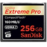 Extreme PRO, 256GB CompactFlash, Scheda di memoria