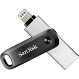 SDIX60N-128G-GN6NE unità flash USB 128 GB 3.2 Gen 1 (3.1 Gen 1) Grigio, Argento, Chiavetta USB