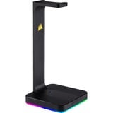 ST100 RGB Premium Cuffia Nero, Supporto