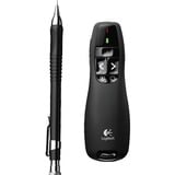 R400 puntatore wireless RF Nero, Presentatore
