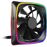 RGB SHARK Lights Case per computer Ventilatore 12 cm Nero, Ventola