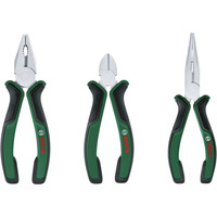 Bosch Set di pinze, 3 pezzi, Set pinze verde/Nero