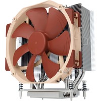 Noctua NH-U14S TR4-SP3 sistema di raffreddamento per computer Processore Refrigeratore 14 cm Alluminio, Beige, raffreddamento CPU  Refrigeratore, 14 cm, 300 Giri/min, 1500 Giri/min, 19,2 dB, 140,2 m³/h