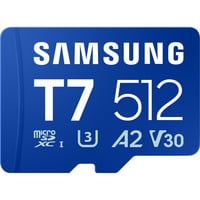 Samsung T7 microSDXC 512 GB, Scheda di memoria blu