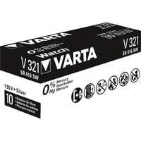 VARTA 48031 batteria per uso domestico Batteria monouso SR616SW Ossido d'argento (S) argento, Batteria monouso, SR616SW, Ossido d'argento (S), 1,55 V, 1 pz, 13 mAh