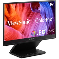 ViewSonic VP Series VP16-OLED Monitor PC 40,6 cm (16") 1920 x 1080 Pixel Full HD Nero, Monitor OLED Nero (opaco), 40,6 cm (16"), 1920 x 1080 Pixel, Full HD, OLED, 1 ms, Nero