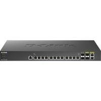 D-Link DXS-1210-16TC/E switch di rete Gestito L2 10G Ethernet (100/1000/10000) Grigio, Interruttore Gestito, L2, 10G Ethernet (100/1000/10000), Montaggio rack