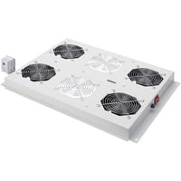 Digitus Unità di ventilazione sul tetto per armadi del server del modello Unique, Modulo fan grigio, Grigio, 4 ventola(e), 324,9 pdc/min, Unique Server, 435 mm, 505 mm