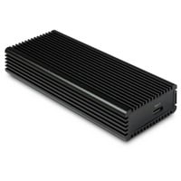 Inter-Tech K-1685 Box esterno SSD Nero M.2, Disk enclosure Nero, Box esterno SSD, M.2, M.2, 10 Gbit/s, Collegamento del dispositivo USB, Nero
