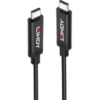 Lindy 43348 cavo USB USB 3.2 Gen 2 (3.1 Gen 2) 3 m USB C 10 Gbit/s 60 W Nero Nero, 3 m, USB C, USB C, USB 3.2 Gen 2 (3.1 Gen 2), 10 Gbit/s, Nero