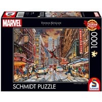 Schmidt Spiele Thomas Kinkade Studios: Marvel - Deadpool, Giorno di Neve, Puzzle 