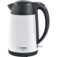 Bosch TWK3P421 bollitore elettrico 1,7 L 2400 W Nero, Bianco bianco/Nero, 1,7 L, 2400 W, Nero, Bianco, Acciaio inox, Indicatore del livello dell'acqua, Arresto di sicurezza contro il surriscaldamento