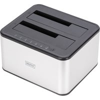 Digitus Docking station per HDD SATA doppio argento/Nero