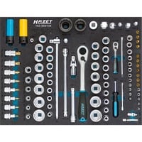 Hazet Set di chiavi a bussola 163-369/104, misura 3/3+, chiave combinata   