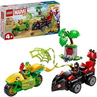 LEGO Spidey e i Suoi Fantastici Amici 11198 Inseguimento sui Dino-Veicoli di Spin ed Electro, Giochi Educativi per Bambini 4+, Giochi di costruzione Giochi Educativi per Bambini 4+, Set da costruzione, 4 anno/i, Plastica, 124 pz, 295 g