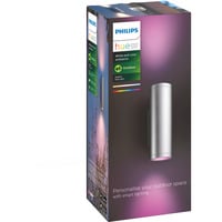 Philips Hue White & Color Ambiance Appear lampada da parete esterna rotonda, Luce LED argento