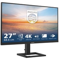 Philips Serie 1000 27E1N1800AE/00 Monitor PC 68,6 cm (27") 3840 x 2160 Pixel 4K Ultra HD LED Nero, Monitor LED Nero, 68,6 cm (27"), 3840 x 2160 Pixel, 4K Ultra HD, LED, 4 ms, Nero
