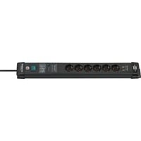 Brennenstuhl Multipresa Premium-Line 6 vie, Ciabatta Nero
