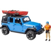 bruder Jeep Wrangler Rubicon Unlimited con kayak e figura, Veicolo modello 