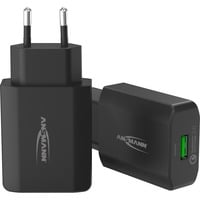 Ansmann Home Charger 130Q Nero Interno, Caricabatterie bianco, Interno, AC, 12 V, Nero