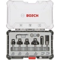 Bosch 2 607 017 469 fresa Carburo, Legno, 3,5 cm, 2,5 cm, Nero, Acciaio inox