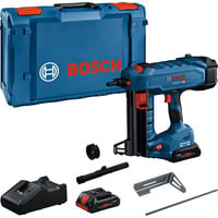 Bosch GNB 18V-40 Chiodatrice Batteria blu/Nero, Chiodatrice, Scomparto dritto, Nero, Blu, 1,3 cm, 4 cm, 96 dB