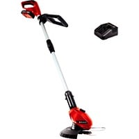 EINHELL GE-CT 18 Li Kit Batteria, Tagliabordi rosso/Nero, 8500 Giri/min, 90°, Batteria, Ioni di Litio, 18 V, 2 Ah