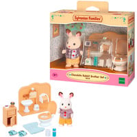 EPOCH Sylvanian Families - Set bagno fratello coniglio di cioccolato, Giochi di costruzione 