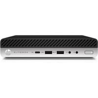 HP EliteDesk 800 G4 MP Ricondizionato, Mini-PC Nero/Argento