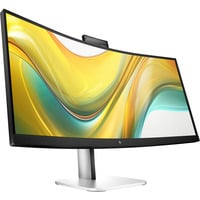 HP Series 5 Pro Monitor per videoconferenze serie 5 Pro WQHD USB-C da 34" – 534pm, Monitor LED Nero/Argento, 86,4 cm (34"), 3440 x 1440 Pixel, Wide Quad HD, LCD, 5 ms, Nero