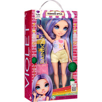 MGA Entertainment Rainbow High My Fashion Style Fashion Dolls - Violet, Bambola Rainbow High My Fashion Style Fashion Dolls - Violet, Bambola alla moda, Femmina, 4 anno/i, Bambino/Bambina, 280 mm, Multicolore