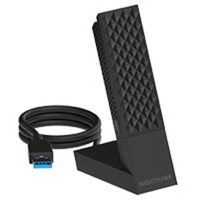 Netgear A8500 Nighthawk WiFi 7 Adattatore Tri-Banda USB 3.0, Adattatore Wi-Fi Nero