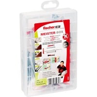 fischer Dübel DuoLine Meister-Box, Tassello grigio chiaro/Rosso