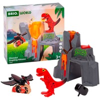 BRIO Vulcano dei Dinosauri del Mondo con Funzione di Eruzione, Ferrovia 