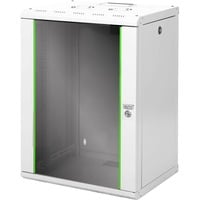 Digitus Alloggiamento a parete serie Unique - 600x450 mm (LxP), IT armadio grigio chiaro, Da parete, 16U, 100 kg, 30 kg, Grigio
